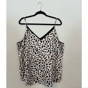 Express leopard print tank